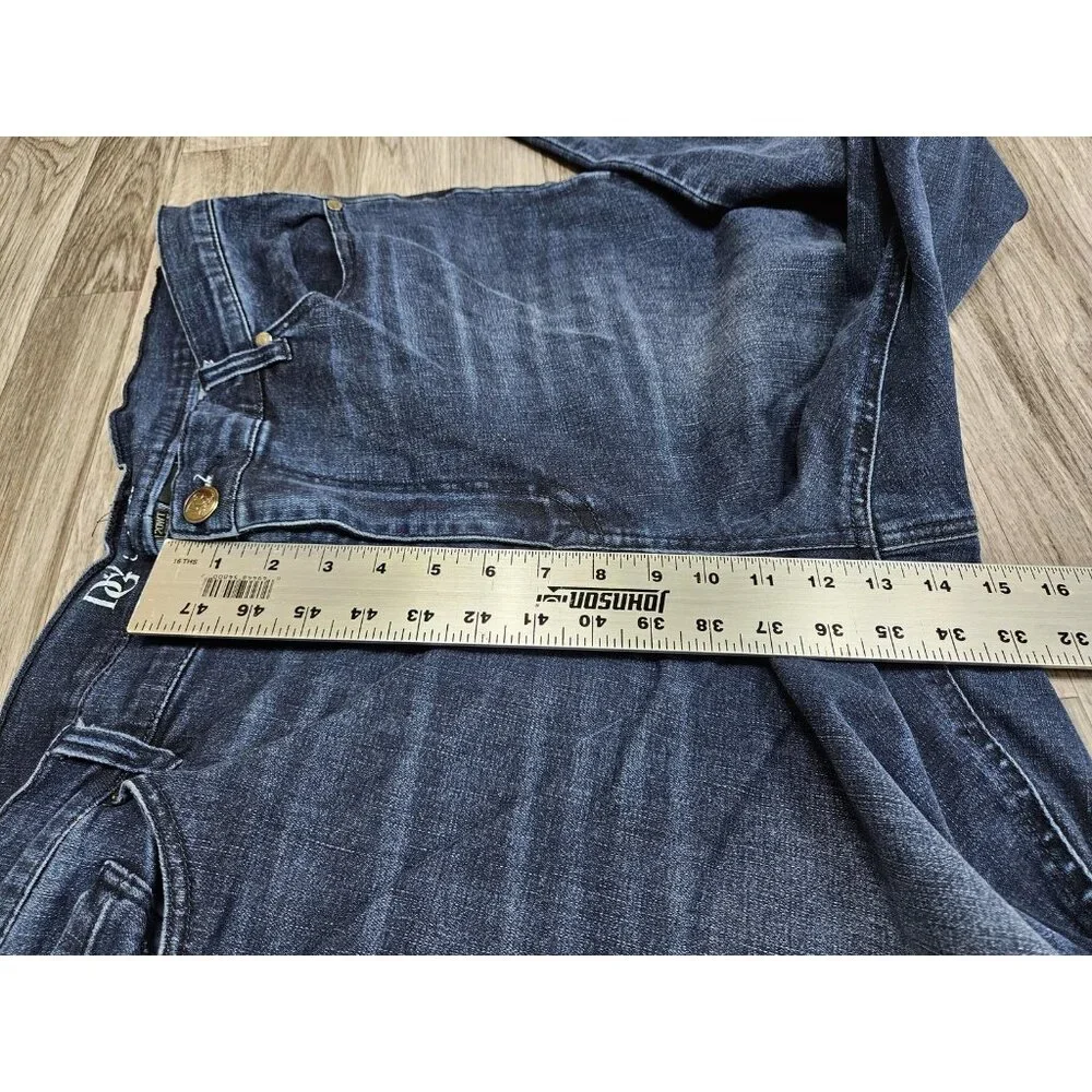 DG2 Diane Gilman Jeans Women 20WT Blue Stretch Denim Classic Fit Dark Wash Pants